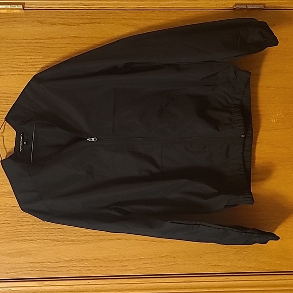 Port Authority Windbreaker, Men's Size L polyester black type Vintage Second Hand